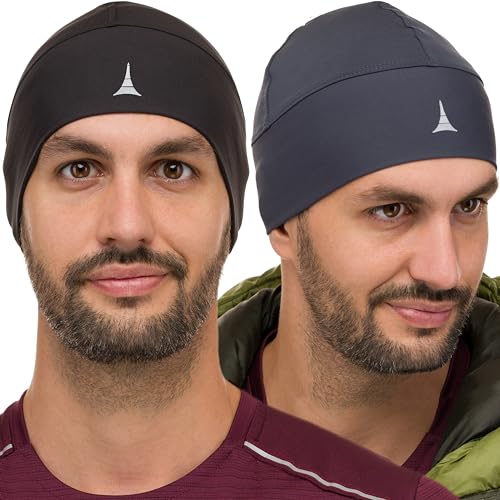 French Fitness Revolution - Schweißabweisende, Atmungsaktive Laufmütze, Helmfutter - Optimale Feuchtigkeitsableitung - Ideal zum Tragen unter einem Helm von French Fitness Revolution