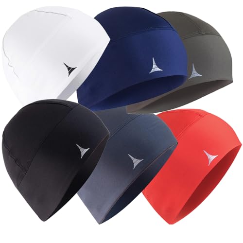 French Fitness Revolution - Schweißabweisende, Atmungsaktive Laufmütze, Helmfutter - Optimale Feuchtigkeitsableitung - Ideal zum Tragen unter einem Helm von French Fitness Revolution