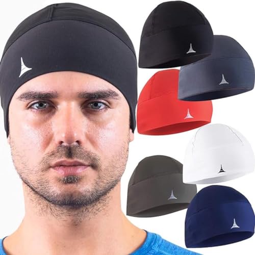 French Fitness Revolution - Laufmütze, Helmfutter für den Laufsport - Optimale Wärmerückhaltung und Feuchtigkeitsableitung - Ideal zum Tragen unter einem Helm French Fitness Revolution - Laufmütze, Helmfutter für den Laufsport - Optimale Wärmerückhaltung und Feuchtigkeitsableitung - Ideal zum Tragen unter einem Helm von French Fitness Revolution