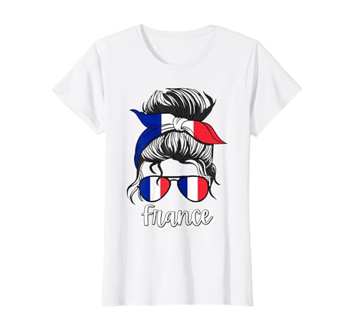 Französisch Mädchen Frankreich fille française Frankreich Frauen Französisch Flagge T-Shirt von French Girl France fille française women flag