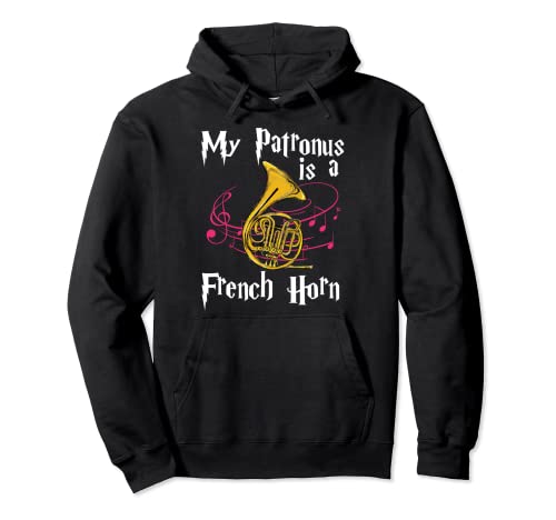 My Patronus Is A French Horn Funny Musician Women Girls Pullover Hoodie My Patronus Is A French Horn Funny Musician Women Girls Pullover Hoodie von French Horn Player Funny Musician Apparel Co.