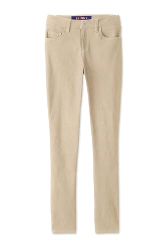 French Toast Girls' Super Stretch Skinny School Uniform Pants with Pockets, Khaki von French Toast