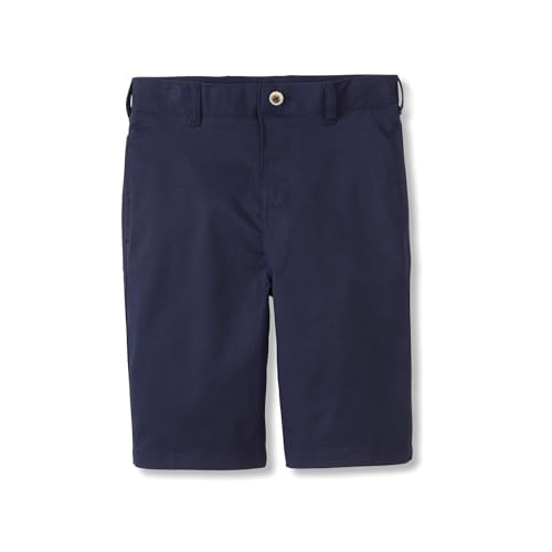 French Toast Shorts für Jungen, verstellbare Taille, Stretch, flache Vorderseite, Standard und Husky, für Schuluniform, Marineblau, 20 Husky French Toast Shorts für Jungen, verstellbare Taille, Stretch, flache Vorderseite, Standard und Husky, für Schuluniform, Marineblau, 20 Husky von French Toast