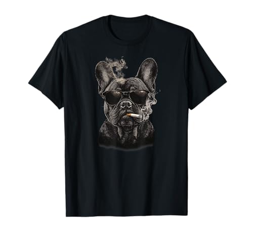 Best French Bulldog Dad Ever Lustiger Hund für Männer und Jungen T-Shirt von French bulldog Dad Dog Lover Retro mens
