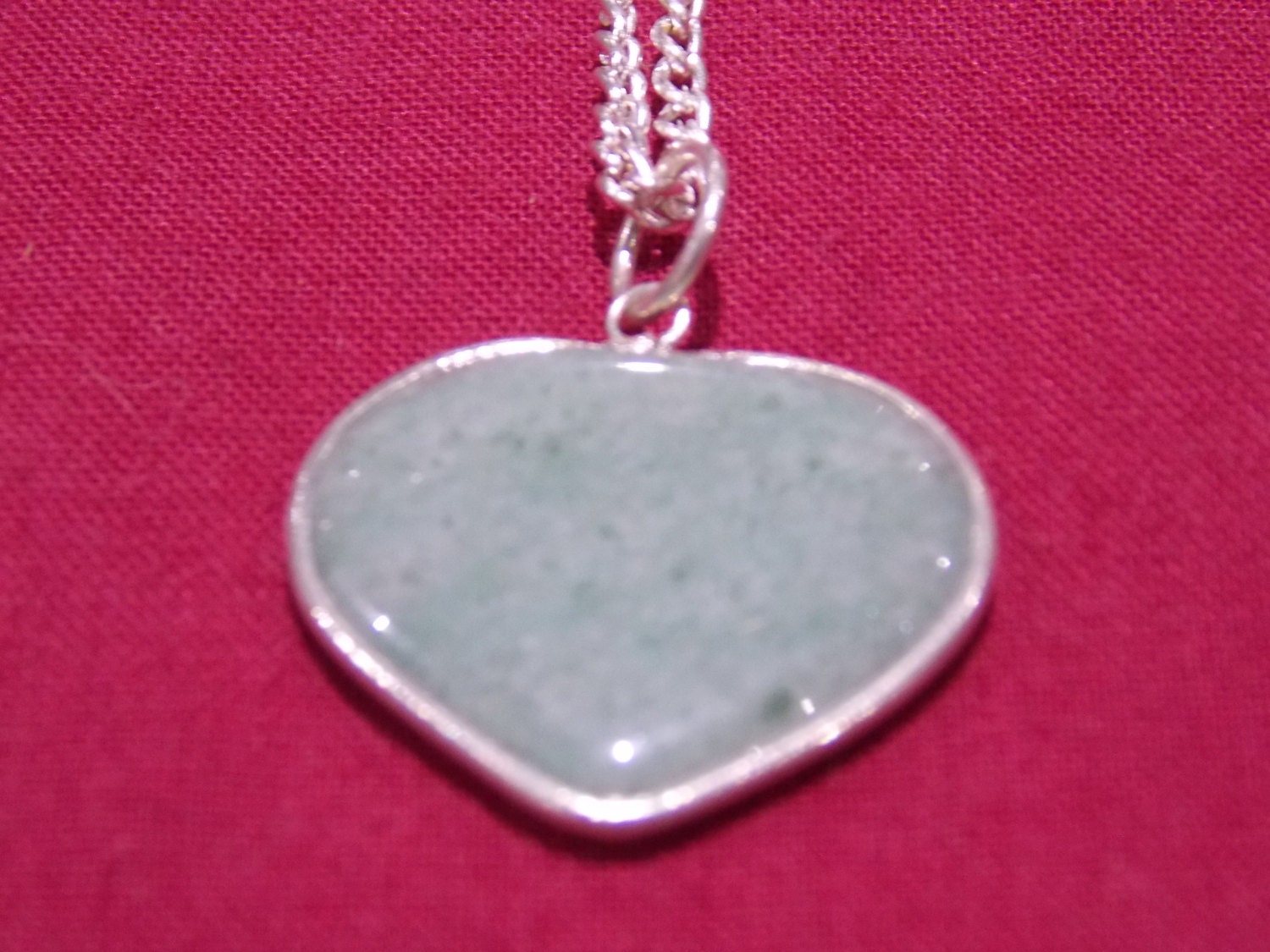 Halbedelstein/Kristall Halskette Kette Anhänger von FrenchAntiqueGoods