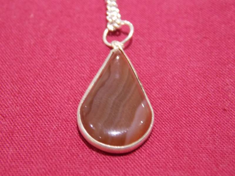 Halbedelstein/Kristall Halskette Kette Anhänger Halbedelstein/Kristall Halskette Kette Anhänger von FrenchAntiqueGoods