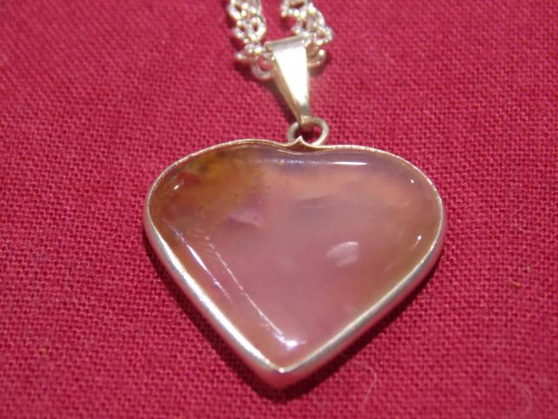 Halbedelstein/Kristall Halskette Kette Anhänger Halbedelstein/Kristall Halskette Kette Anhänger von FrenchAntiqueGoods