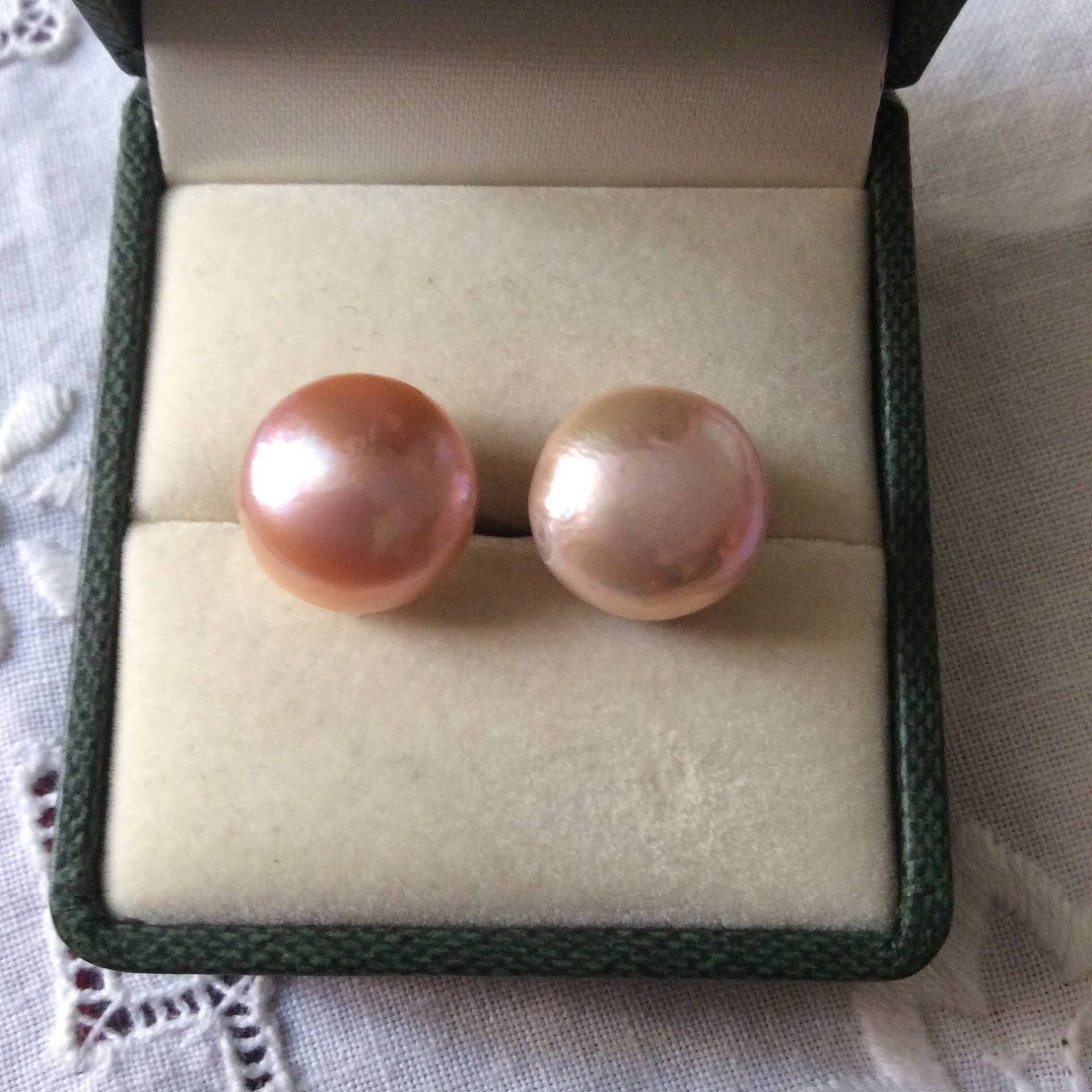 Außergewöhnliche Pink Pearl Sterling Vintage Ohrringe - Echte Perle Schönes Design Silber Tolle Wirkung Außergewöhnliche Pink Pearl Sterling Vintage Ohrringe - Echte Perle Schönes Design Silber Tolle Wirkung von FrenchBoutikVintage