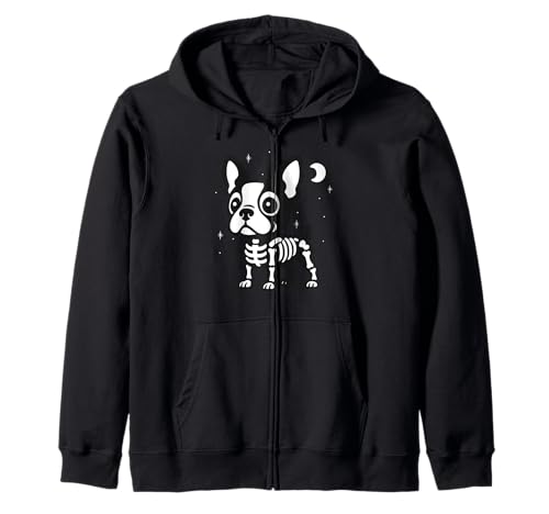 Französische Bulldogge, Skelett, Halloween, Tierliebhaber, Mutter, Vater, Kinder Kapuzenjacke Französische Bulldogge, Skelett, Halloween, Tierliebhaber, Mutter, Vater, Kinder Kapuzenjacke von FrenchBulldogAxis1