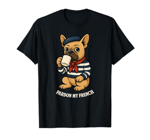 Lustige Pardon Französische Bulldogge Frenchie Hund Kaffee Mama Papa Kinder T-Shirt Lustige Pardon Französische Bulldogge Frenchie Hund Kaffee Mama Papa Kinder T-Shirt von FrenchBulldogAxis1