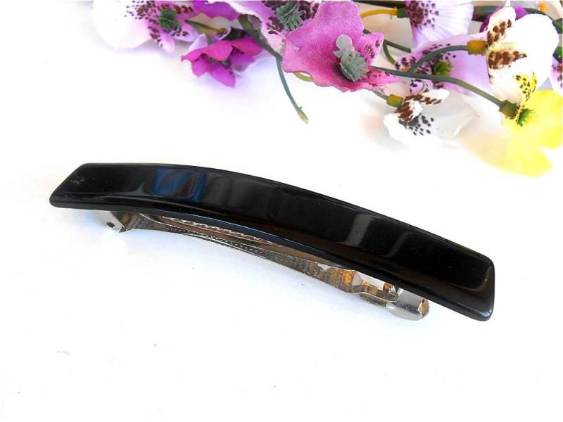 Haare Haarspange Schwarz Acryl Kunststoff Haar Pin Clip Baretts Barretts Zubehör Bun Halter Maker Frauen Mädchengeschenk Wählen Frisur Schmuck von FrenchGirlsShop
