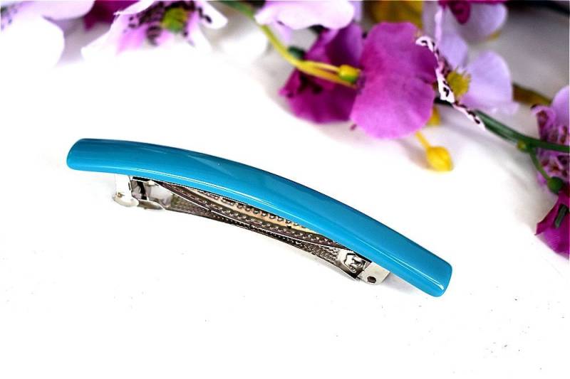 Hair Barrette Turquoise Green Blue Pin Clip Barettes Accessory Plastic Bun Holder Maker Pick Girl Women Jewelry von FrenchGirlsShop
