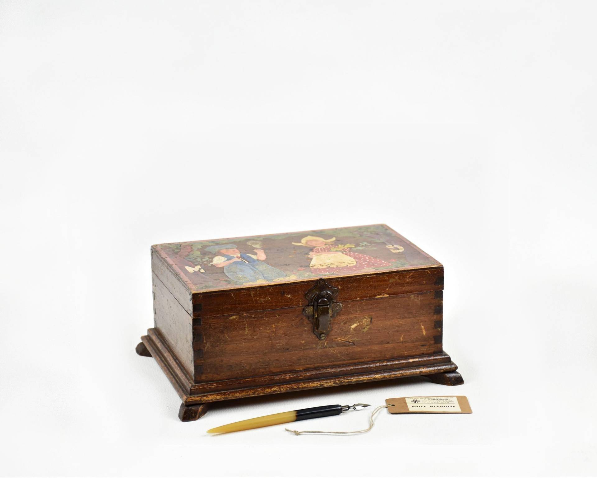Schmuckschatulle - Nähkästchen Vintage Geschenk von FrenchTouchBoutique