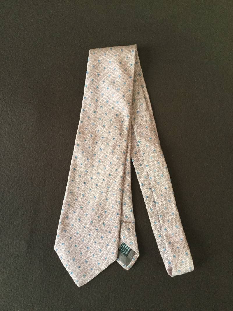 Paris Daniel Hechter Vintage Krawatte Aus Reiner Seide - Haut Couture Handgemachter Designer Signiert Made in France Wunderschönes Luxus-Accessoire von FrenchVintageBoutik