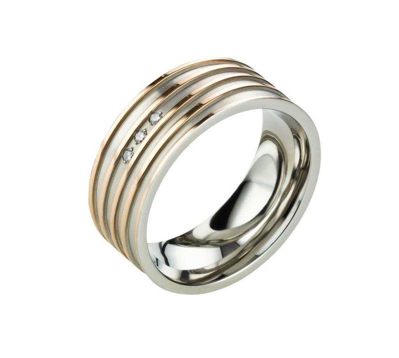 Bezaubernder Damen Partnerring Edelstahl Rosegold Geschenk Für Frauen Freundin von Frencheis