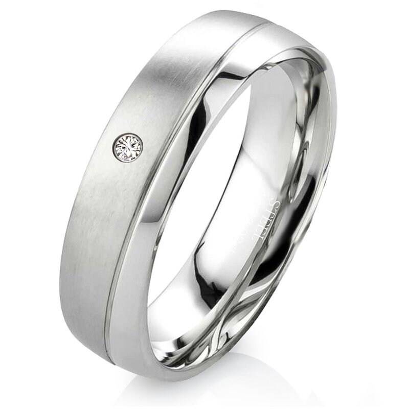 Damen Partnerring Mit Diamant Geschenk Für Freundin Frau von Frencheis