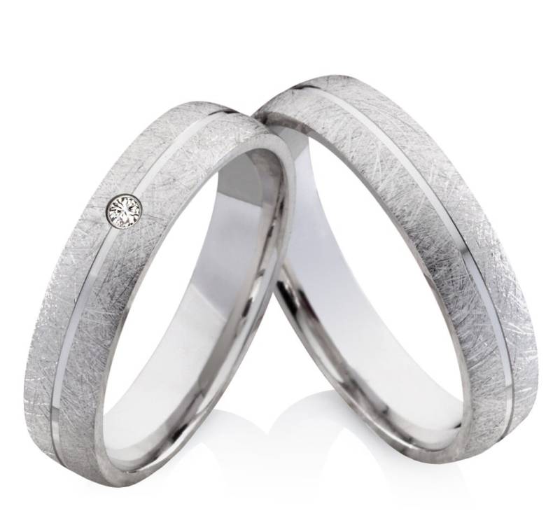 Eheringe Trauringe Verlobungsringe Aus Silber Mit Diamant von Frencheis