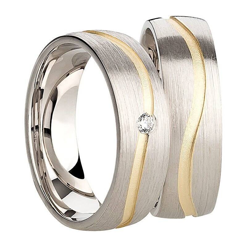 Hochzeitsringe Eheringe Aus Silber Und Echtgold von Frencheis