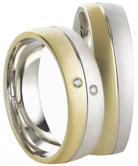 Silberringe Mit 585 Gold von Frencheis