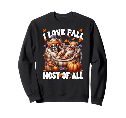 French Bulldog for Women with Autumn-Sayings Fall Frenchie Sweatshirt French Bulldog for Women with Autumn-Sayings Fall Frenchie Sweatshirt von Frenchie Lover Gifts For French Bulldog Lovers