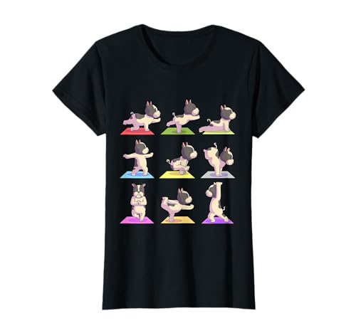 Französische Bulldogge Shirt Damen Frenchie Shirt Yoga Shirt T-Shirt Französische Bulldogge Shirt Damen Frenchie Shirt Yoga Shirt T-Shirt von Frenchie Shirt Damen & Französische Bulldogge