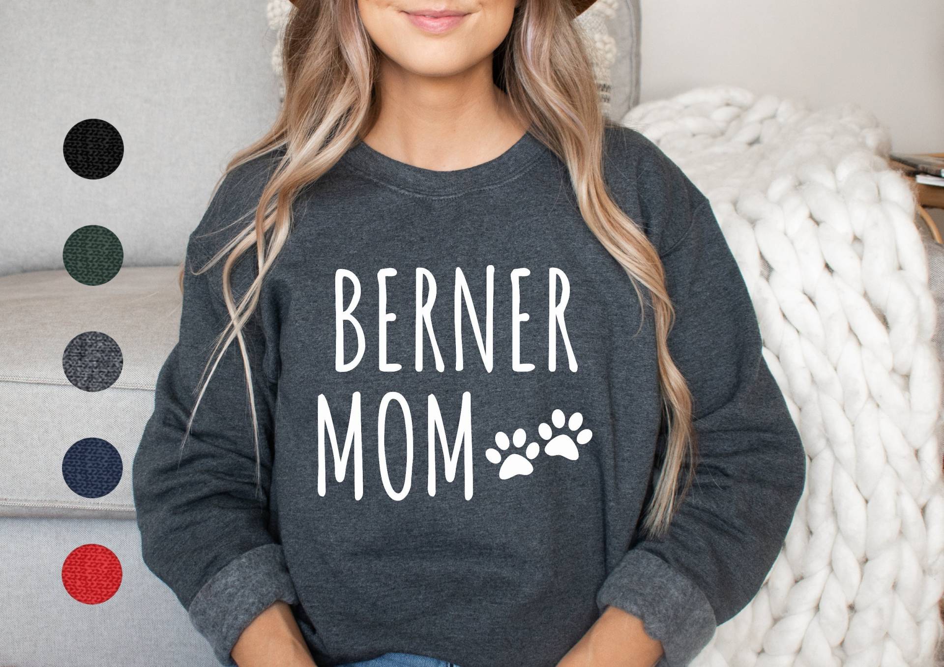 Berner Mom Sweatshirt | Sennenhund Geschenke Pullover Geschenk Für Sie Mama von FrenchieDogMomCo