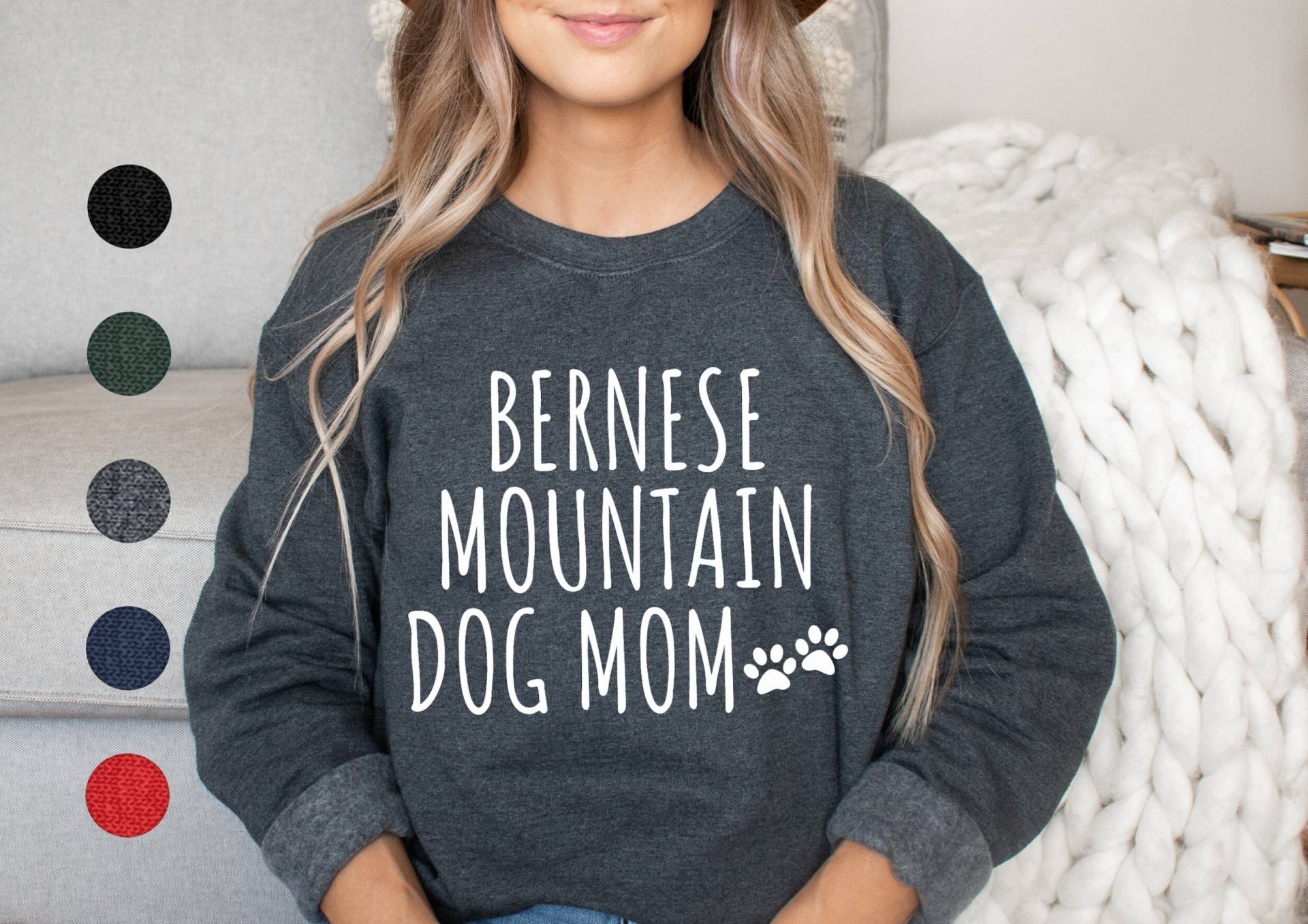 Berner Sennenhund Mama Sweatshirt | Geschenke Geschenk Für Sie von FrenchieDogMomCo