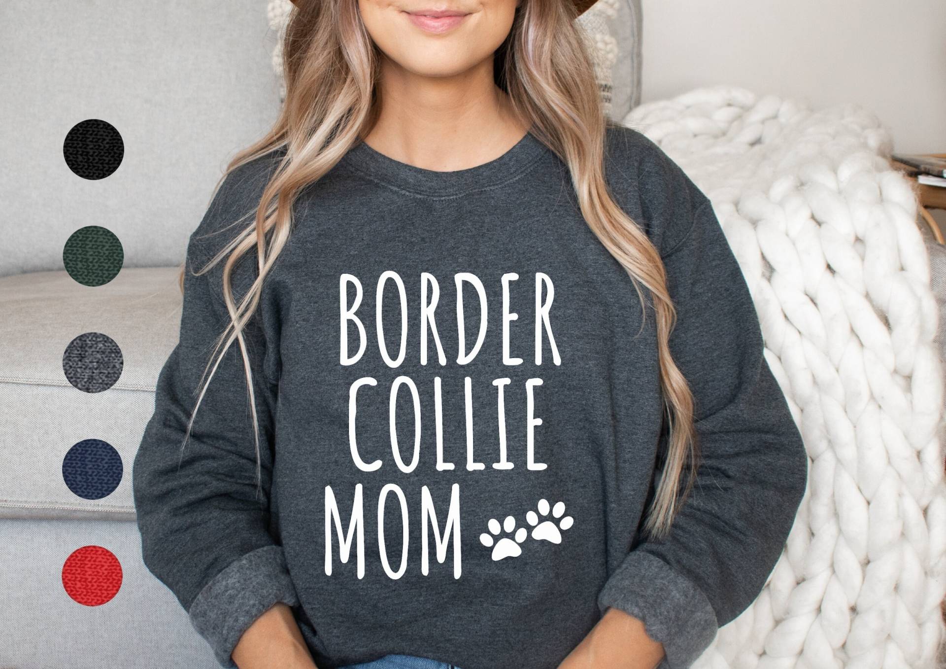 Border Collie Mom Sweatshirt | Geschenke Pullover Mama Geschenk von FrenchieDogMomCo