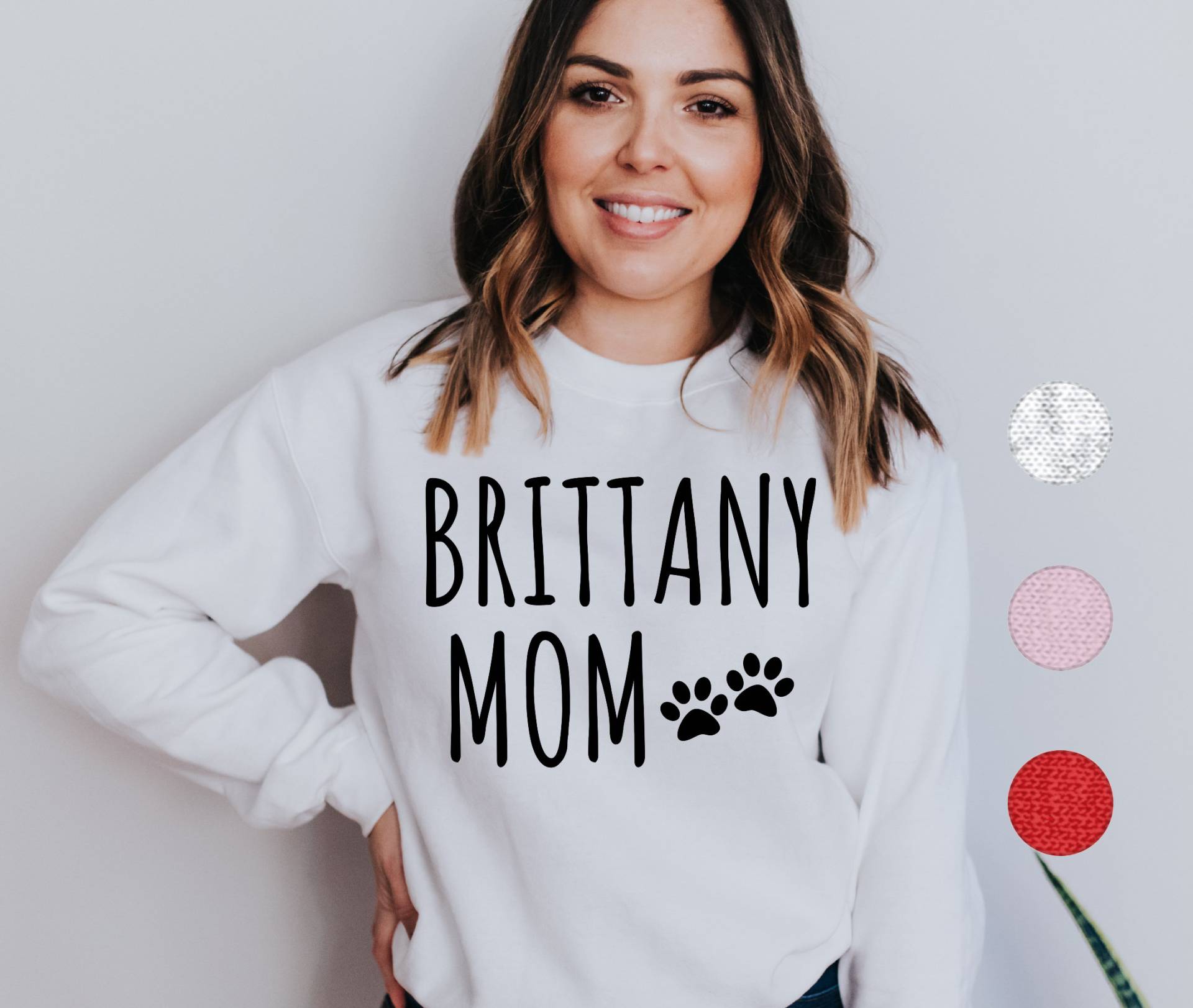 Bretagne Mom Sweatshirt | Brittany Spaniel Mama Geschenke von FrenchieDogMomCo