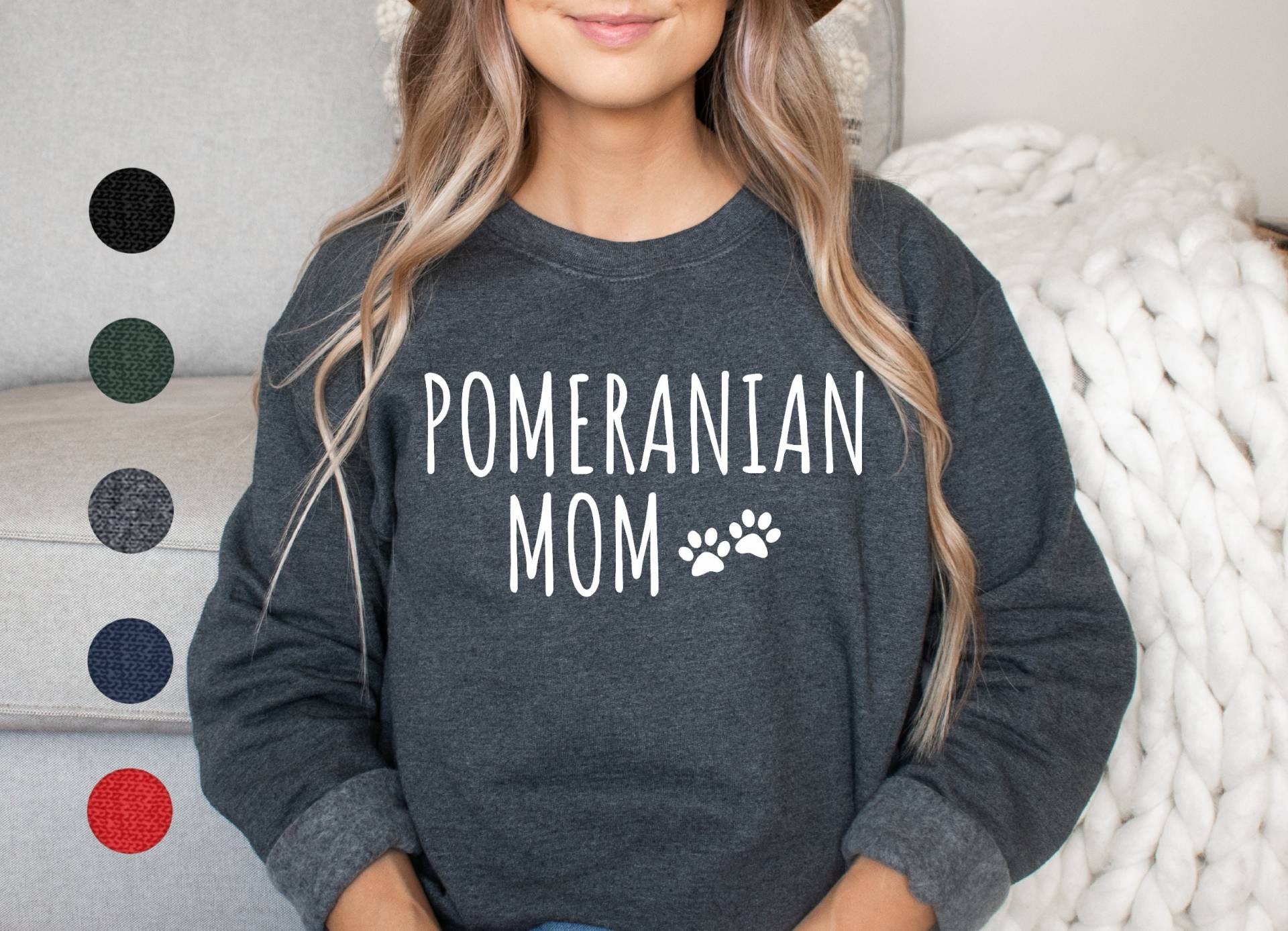 Pommersche Mama Sweatshirt | Pommersches Für Sie Pommerschen Pullover Frauen Geschenke Pom Mom von FrenchieDogMomCo