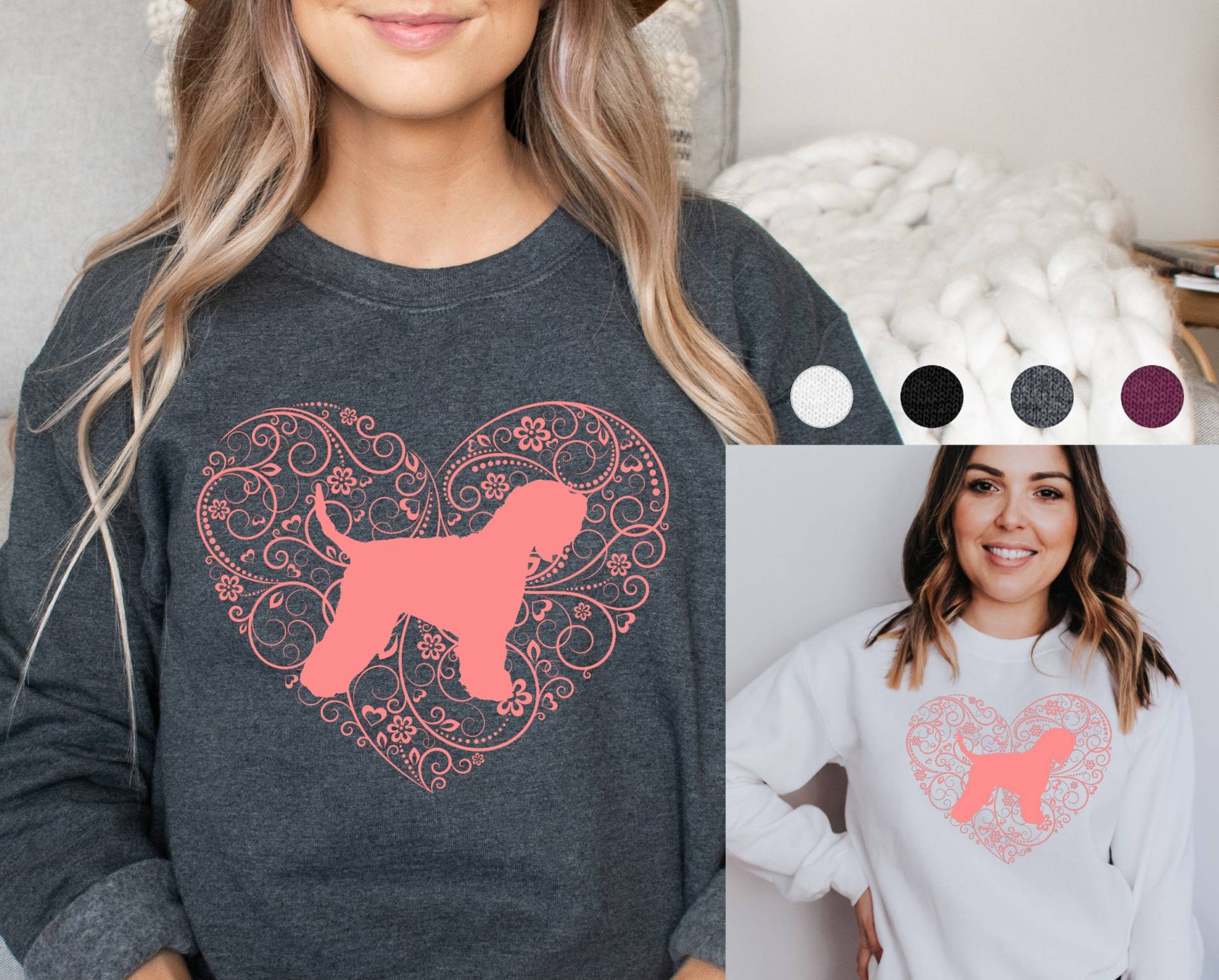 Weich Überzogener Weizen-Terrier-Sweatshirt | Wschnitten Terrier Mom Sweatshirt Weizen Weizen-Terrier-Pullover Geschenke Weich Überzogener Weizen-Terrier-Sweatshirt | Wschnitten Terrier Mom Sweatshirt Weizen Weizen-Terrier-Pullover Geschenke von FrenchieDogMomCo