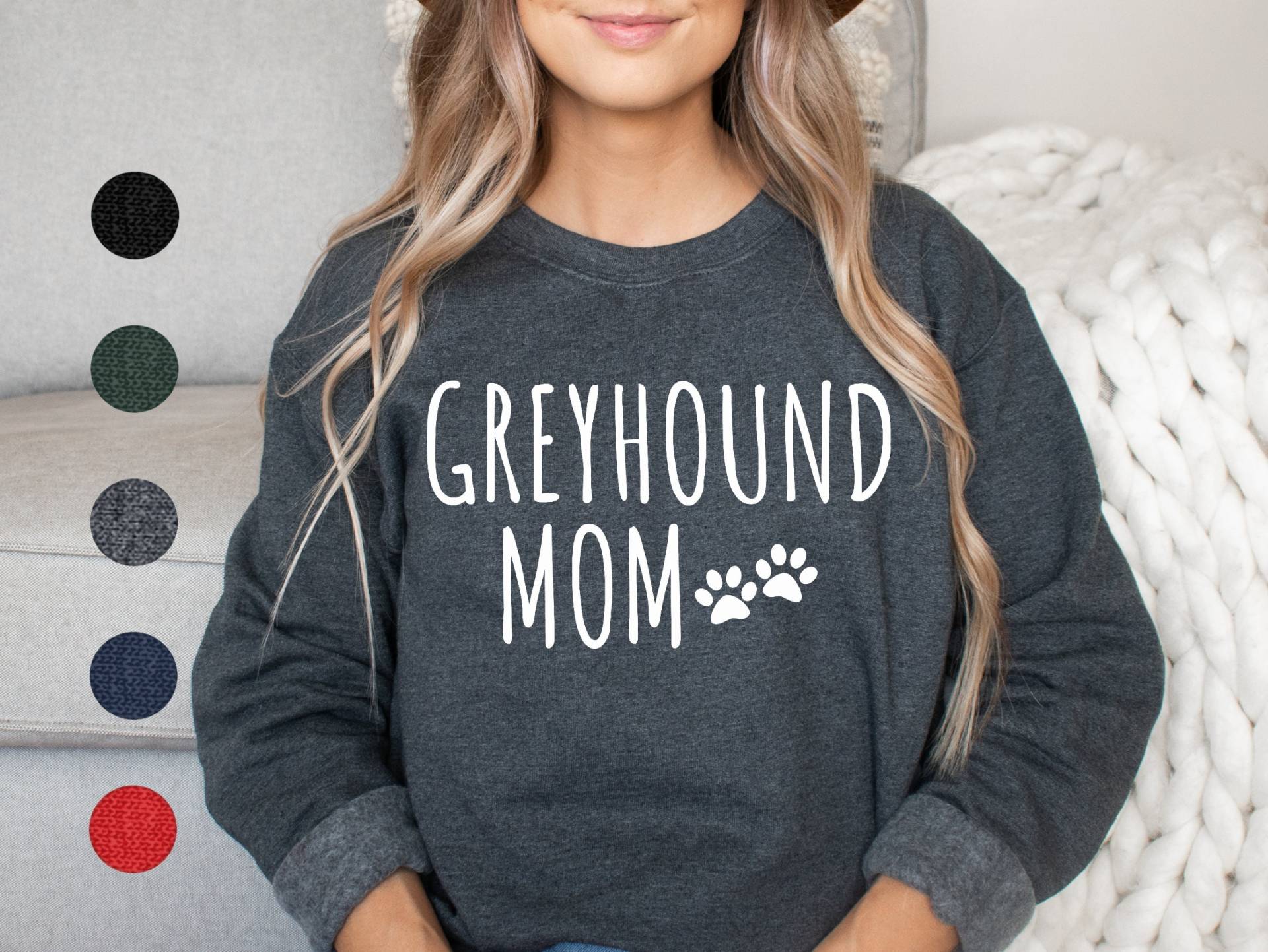 Windhund Mom Sweatshirt | Windhund-Sweatshirt Geschenk Pullover Frauen Für Sie Mama von FrenchieDogMomCo