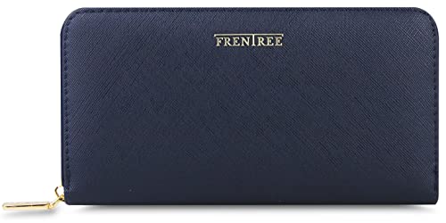 Frentree® Damen Portemonnaie mit vielen Fächern, Klassische große Geldbörse mit Handyfach und RFID-Schutz, inkl. Geschenkverpackung von Frentree