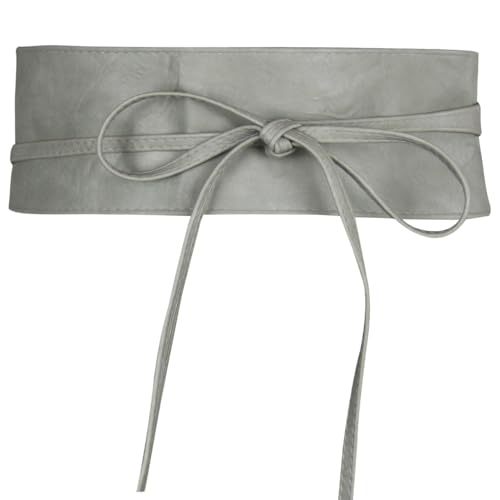 Frentree Damen Taillengürtel, breiter Wickelgürtel Obi Gürtel zum Schnüren Hüftgürtel Bindegürtel von Frentree