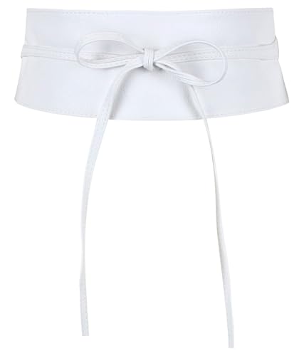 Frentree Damen Taillengürtel, breiter Wickelgürtel Obi Gürtel zum Schnüren Hüftgürtel Bindegürtel von Frentree