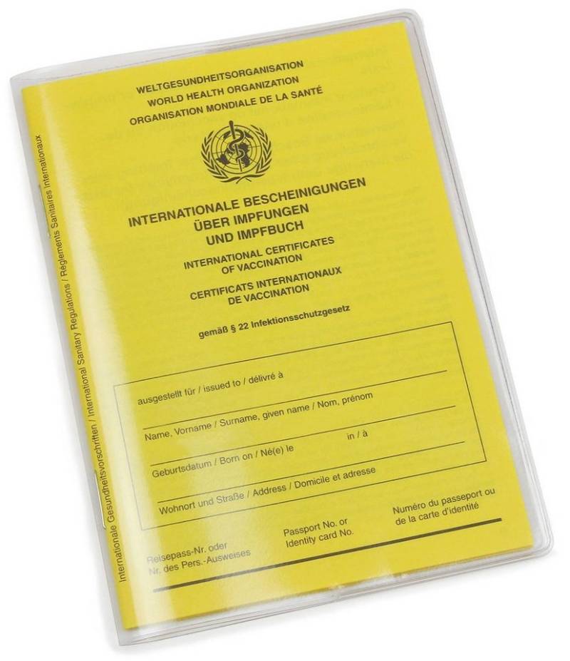 Frentree Dokumententasche IH77-4 (4er-Set), Impfpass Hülle - glasklare Schutzhülle für aktuellen Impfausweis von Frentree