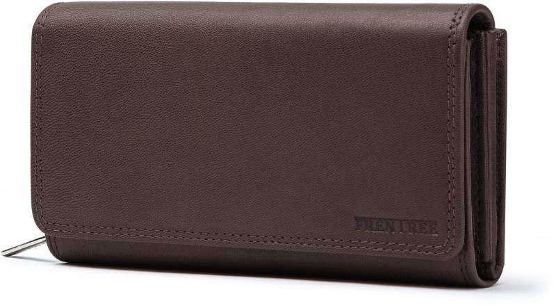 Frentree Geldbörse Damen Portemonnaie aus echtem Nappaleder mit vielen Fächern und, und RFID-Schutz, großes Echt Leder Portemonnaie von Frentree