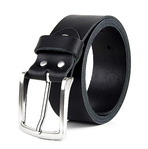 Frentree® Ledergürtel MADE IN GERMANY, Herren Gürtel aus Leder, 3.8 cm breit, Schwarz von Frentree