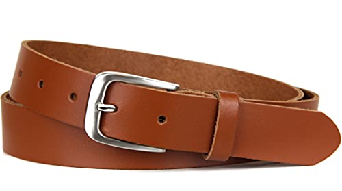 Frentree Ledergürtel MADE IN GERMANY, Gürtel für Damen und Herren, 3 cm breit, Braun von Frentree