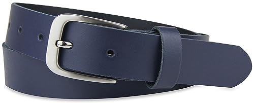 Frentree Ledergürtel MADE IN GERMANY, Gürtel für Damen und Herren, 3 cm breit, Navy von Frentree