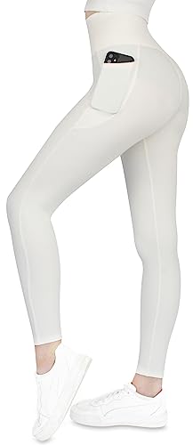 Frentree Leggings mit Taschen für Damen, Lange Sport Leggings, High Waist, Yoga Hose in vielen Farben, Laufhose mit hohem Komfort von Frentree