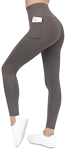 Frentree Leggings mit Taschen für Damen, Lange Sport Leggings, High Waist, Yoga Hose in vielen Farben, Laufhose mit hohem Komfort von Frentree