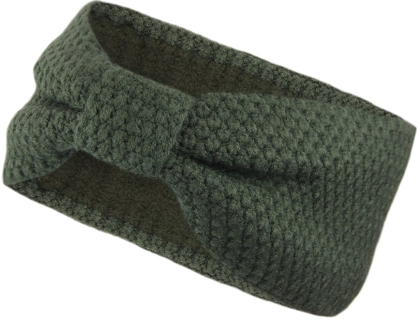 Frentree Stirnband Gefüttertes Haarband, Ohrenwärmer für Damen und Mädchen, Strickmuster mit Schleife und weichem Fleece Innenfutter von Frentree