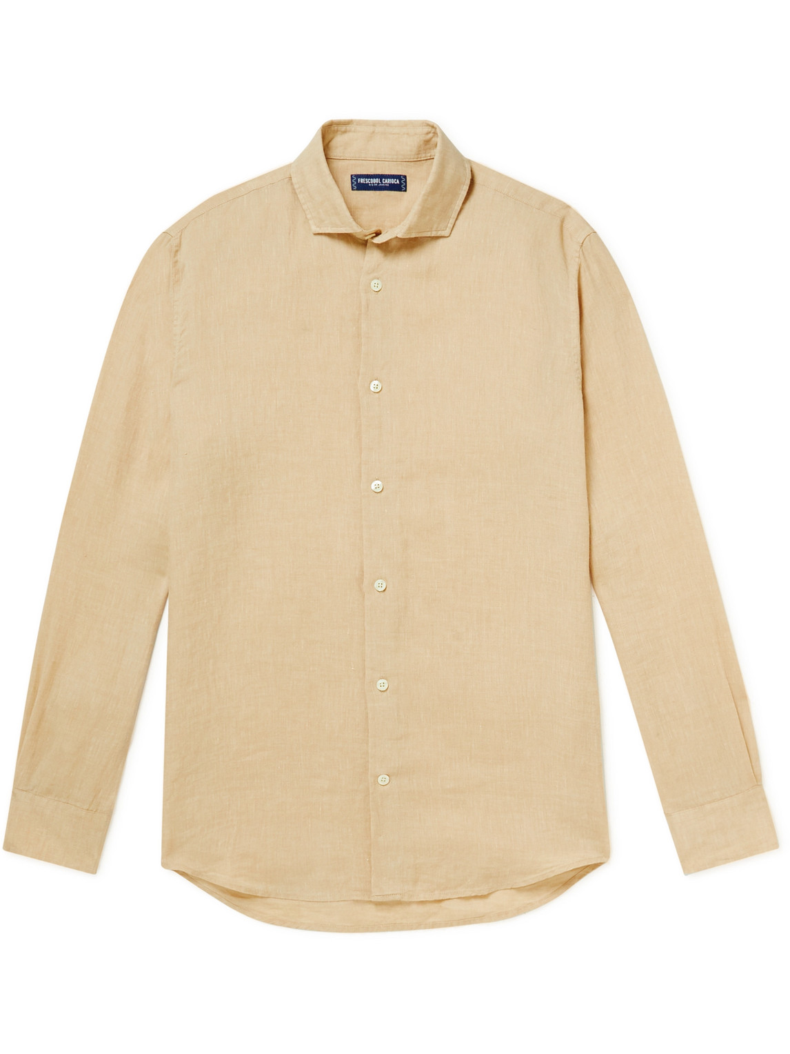 Frescobol Carioca - Antonio Linen Shirt - Men - Neutrals - S von Frescobol Carioca