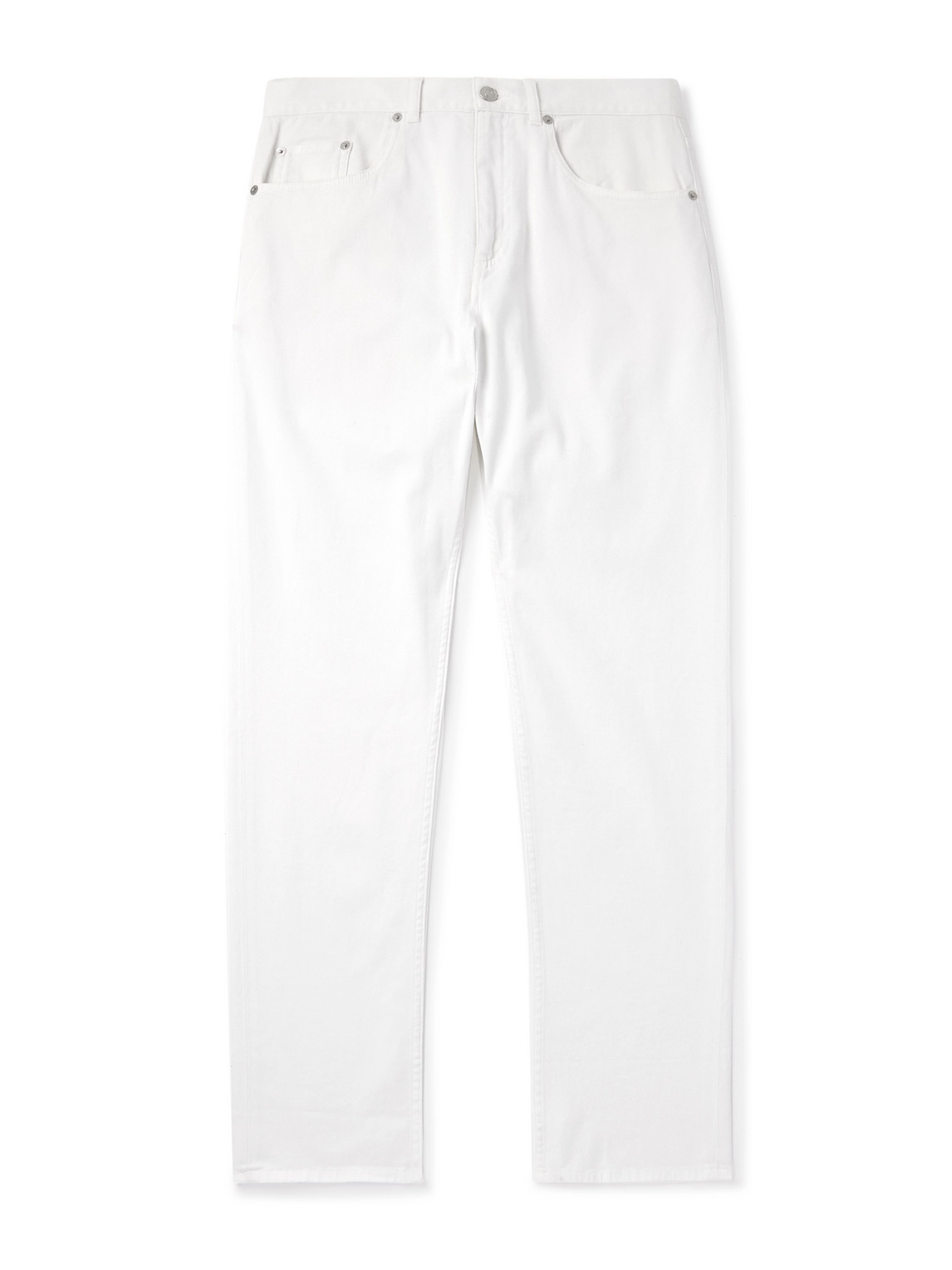 Frescobol Carioca - Columbo Straight-Leg Cotton-Blend Twill Trousers - Men - Neutrals - UK/US 36 von Frescobol Carioca