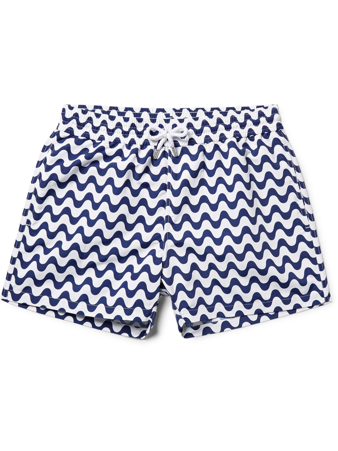 Frescobol Carioca - Copacabana Slim-Fit Short-Length Printed Swim Shorts - Men - Blue - XXXL von Frescobol Carioca