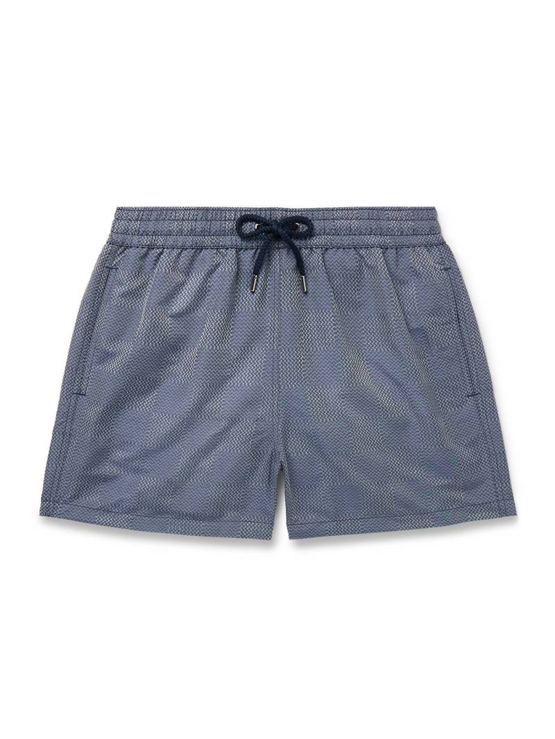 Frescobol Carioca - Copacabana Sport Slim-Fit Short-Length Recycled-Jacquard Swim Shorts - Men - Blue - XXL von Frescobol Carioca