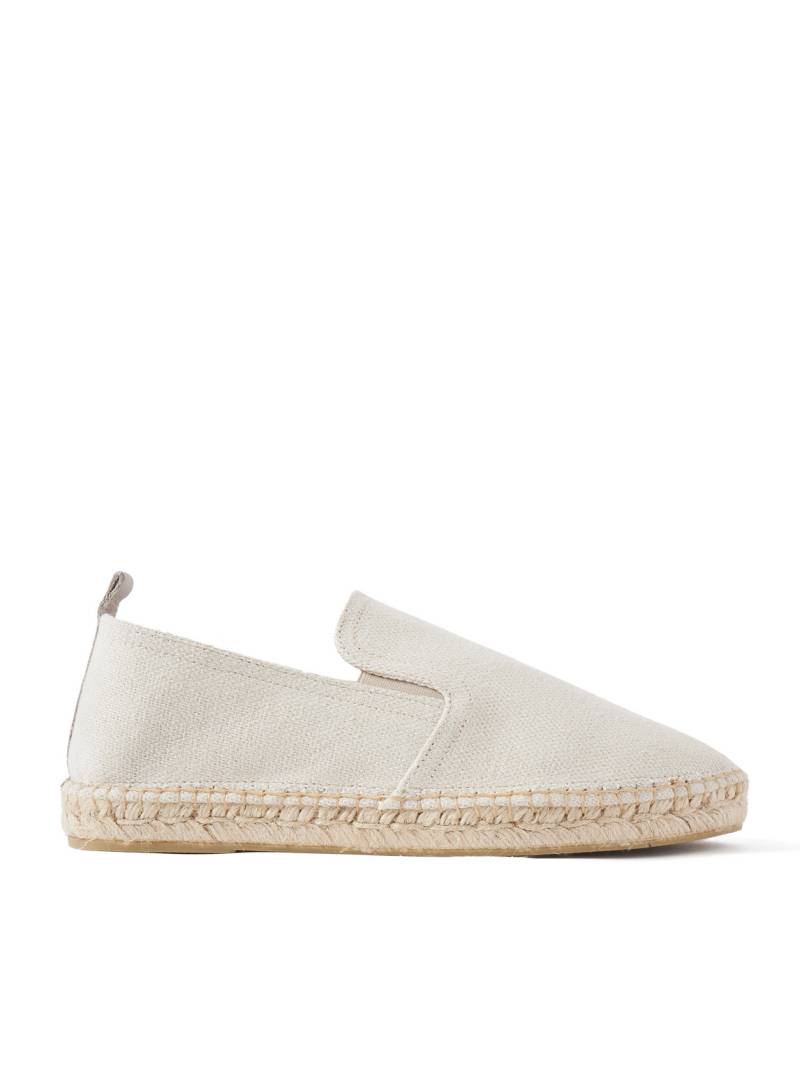 Frescobol Carioca - Emmanuel Recycled-Linen Espadrilles - Men - White - EU 43 von Frescobol Carioca