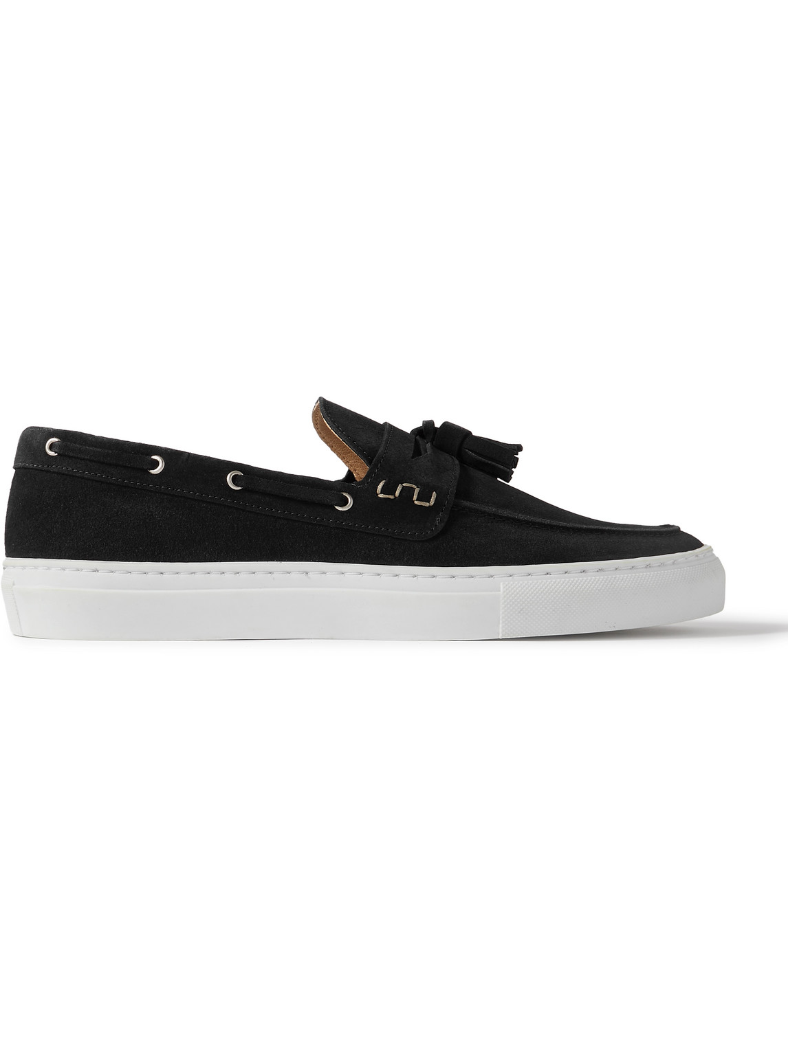 Frescobol Carioca - Monta Tasselled Suede Boat Shoes - Men - Blue - EU 44 von Frescobol Carioca
