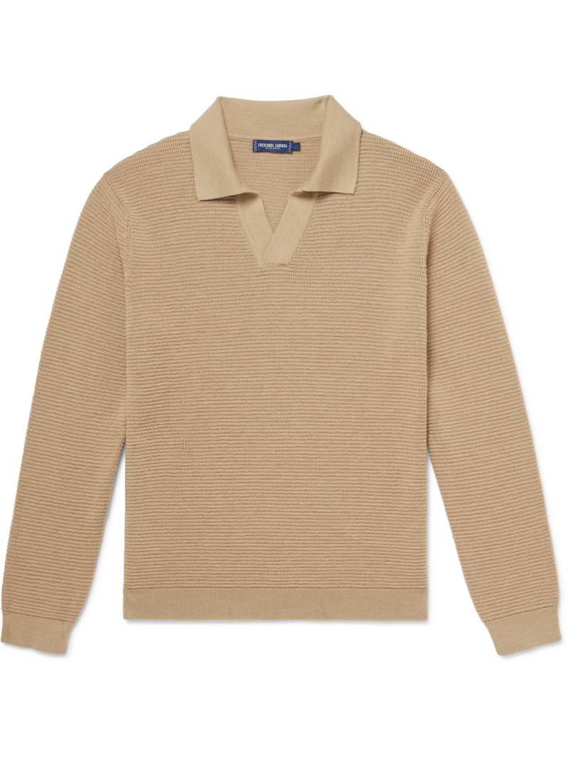 Frescobol Carioca - Orlando Merino Wool Polo Sweater - Men - Neutrals - XXL von Frescobol Carioca